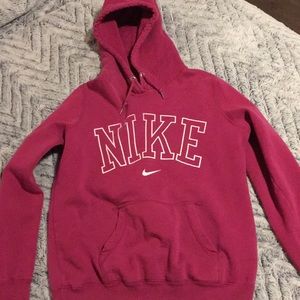 Pink purple Nike hoodie